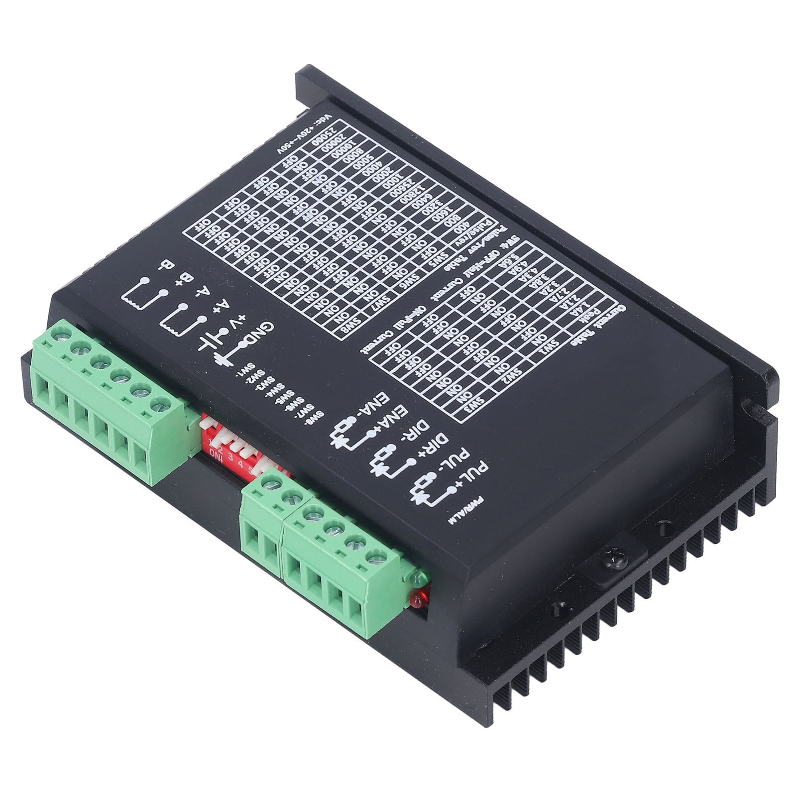 Stepper Motor Driver, 524V Universal Single Pulse Interface Step Motors Controller DM556 For 2