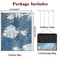 thumbnail image 3 of IValue Outdoor Rugs 8’x 10’ Waterproof Reversible Patio Rugs Outdoor Portable RV Camping Mats for Deck Porch, 3 of 9