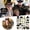 B, variant on Event & party supplies,53 Pieces Black Golden Photo Booth Props For Birthday Wedding New Year Mix Of Hats Lipstick Tie Crowns And More Funny Selfie Props