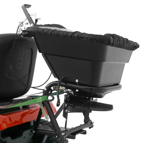 Field Tuff Tracteur de Pelouse 12V Capacité de 80 Livres Gazon, Semences, Épandeur d'Engrais