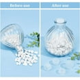 thumbnail image 4 of 100PCS 5 Sizes Plastic Salt and Pepper Shaker Stoppers Caps 1/2 37/64 21/32 11/64 57/64 Inch Replacement Plug Reusable Clear Bottle Stoppers Round Plastic End Plug for Bottles Pipes, 4 of 9