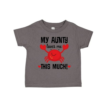 

Inktastic My Aunty Loves Me Nephew Gift Toddler Boy or Toddler Girl T-Shirt