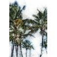 thumbnail image 2 of Miamee, Golie 13x18 Gold Ornate Wood Framed with Double Matting Museum Art Print Titled - Dorado Palms 2, 2 of 4