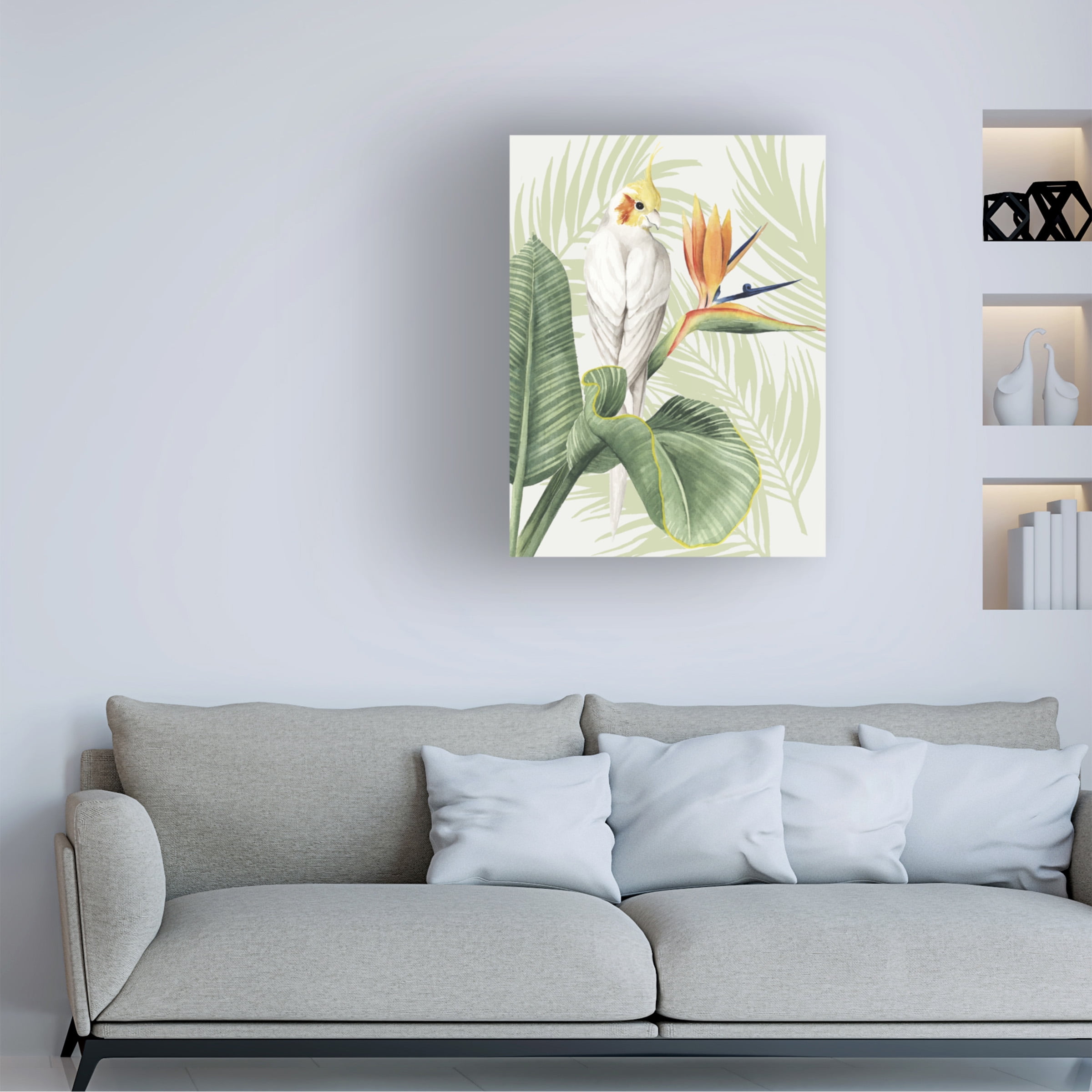 Trademark Fine Art Grace Popp Avian Paradise Ii Canvas Wall Art - 24x32
