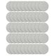thumbnail image 1 of C 50 piezas de acrílico transparente en blanco llavero colgante etiquetas transparentes para proyectos de bricolaje, 1 of 5