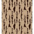 thumbnail image 3 of Ambesonne Afro Duvet Cover Sets, Woman Geometric, 2-Queen, Brown and Tan, 3 of 7