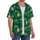 thumbnail image 2 of Balery St Patrick's Day9 Camisa Casual de Manga Corta con Botones para Hombre, Texturizada, Estilo Cubano, para Playa, Verano-Large, 2 of 5