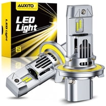 AUXITO 9008 H13 Led Headlight Bulbs, 900% Ultra Bright White, 360° Illumination, H13/9008 Fog Bulbs, Long Lasting Durability, Easy Installation, Pack of 2