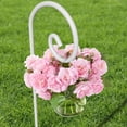 thumbnail image 3 of BEAU JARDIN 8 Pack Shepherds Hooks for Outdoor 48 Inch Single Piece No Assembly Solid Metal Heavy Duty Non-Hollow Wedding Plants Bird Feeder Pole Lanterns Garden Shepards Hooks White, 3 of 7