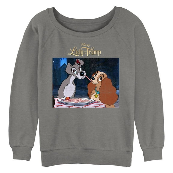Junior's Lady and the Tramp Spaghetti Scene Sweatshirt