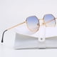 thumbnail image 3 of Gafas de sol poligonales para hombre y mujer, lentes de sol cuadradas con montura pequeña, protección UV, accesorio de moda, 3 of 4