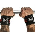thumbnail image 2 of iron bull strength wrist wraps & lifting straps combo, 2 of 3