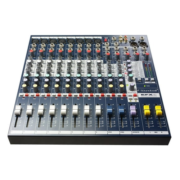 Mezclador Soundcraft EFX8 de efecto Lexicon de 8 canales de alto rendimiento