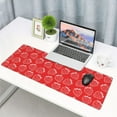 thumbnail image 6 of Red Strawberries Seamless Laptop Mouse Pad 31.5x11.8 inch NonSlip Large Keyboard Rubber Writing Table Mat with Stitched Edges, Perfect for Office and Home, Add a Sweet Touch, 6 of 6