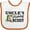 White and Orange, variant on Inktastic Uncle's Fishing Buddy Boys Baby Bib