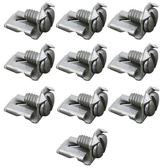 AllPoints B2949153 85-1049 Solderless Terminal Connector - 0.25 in. Female Tab - No. 8 Screw - Pack of 10