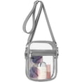 thumbnail image 1 of Clear Bag Stadium Approved, Clear Purse with Adjustable Shoulder Strap for Sports, 1 of 7