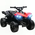 thumbnail image 1 of Qaba Kids ATV 4 Wheeler with Music and LED Lights for 37-72 Months, Red, 1 of 10