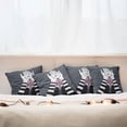 thumbnail image 7 of Ambesonne Compass Throw Pillow Cover 4 Pack, Search for Love Girl, 16", Blue Grey White, 7 of 7