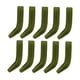 thumbnail image 5 of 10 piezas de repuesto para anzuelos de pesca de carpa, alineadores de línea corta Verde L, 5 of 8