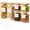 1.9Qt*2+1.2Qt*2+0.6Qt*2, variant on 6-Pack Square Glass Pantry Storage Containers with Lids, Airtight Stackable Pantry Organization and Storage Set (1.9/1.2/0.6 Qt) for Snacks, Cereal & Coffee