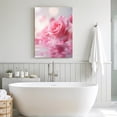 thumbnail image 6 of Canvas Wall Art, Pink Rose Fantasy Framed Canvas Prints for Living Room Bedroom, Elegance Floral Romantic Reflection Large Gallery Wrapped Wall Decor for Home Office, Gifts, 16"x20" Ship Next Day, 6 of 9