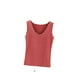 thumbnail image 2 of Minnieouse Ropa interior térmica para mujer, chaleco, Otoño Invierno, hogar, escuela, exterior, capa básica, cuerpo delgado, Tops cálidos, ropa interior Camisetas sin mangas Rojo Minnieouse AP013513-03, 2 of 6