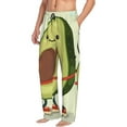thumbnail image 2 of Easygdp Avocado1 Men's Pajama Pant, Sleep Elastic Waistband Lounge Pants - Large, 2 of 9