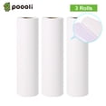 thumbnail image 2 of Poooli 110 * 30mm White Self-adhesive Thermal Paper Roll Printable Sticker Paper BPA-Free Long-Lasting 10-Years Paper for Poooli L3 Portable Thermal Printer, 3 Rolls, 2 of 8