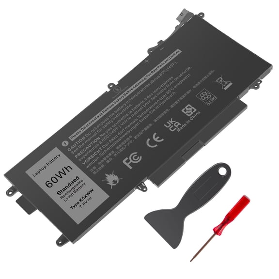 New 60Wh K5XWW Battery for Dell Latitude 5289 7389 7390 2-in-1 Series Laptop 71TG4 071TG4 X49C1 0X49C1