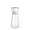 Silver, variant on Glass Storage Container with Pour Spout Refillable Dispenser Bottle for Kitchen Use Small Clear 150/260ml with Lid Ideal for Countertop Organization