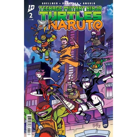 Teenage Mutant Ninja Turtles X Naruto #2E VF ; IDW Comic Book