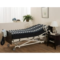Medacure Alternating Pressure Air Mattress with Pump Included - Twin Size 80" x 36" x 8"