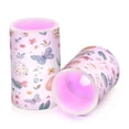thumbnail image 7 of Yayeee Flameless Candles with Remote Flickering Battery Operated Multi Color Changing, Floral Wave, 7 of 7