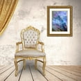 thumbnail image 3 of Grayscale 19x24 Gold Ornate Wood Framed with Double Matting Museum Art Print Titled - Lava Storm I, 3 of 4