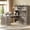 Grey, variant on 67" Farmhouse L Shaped Computer Desk with 4 Drawers and Storage Cabinet, Executive Desk for Home Office
