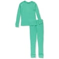 thumbnail image 1 of Ice2O Girls' Thermal 2-Piece Long Underwear Set - mint, 2t (Toddler), 1 of 4