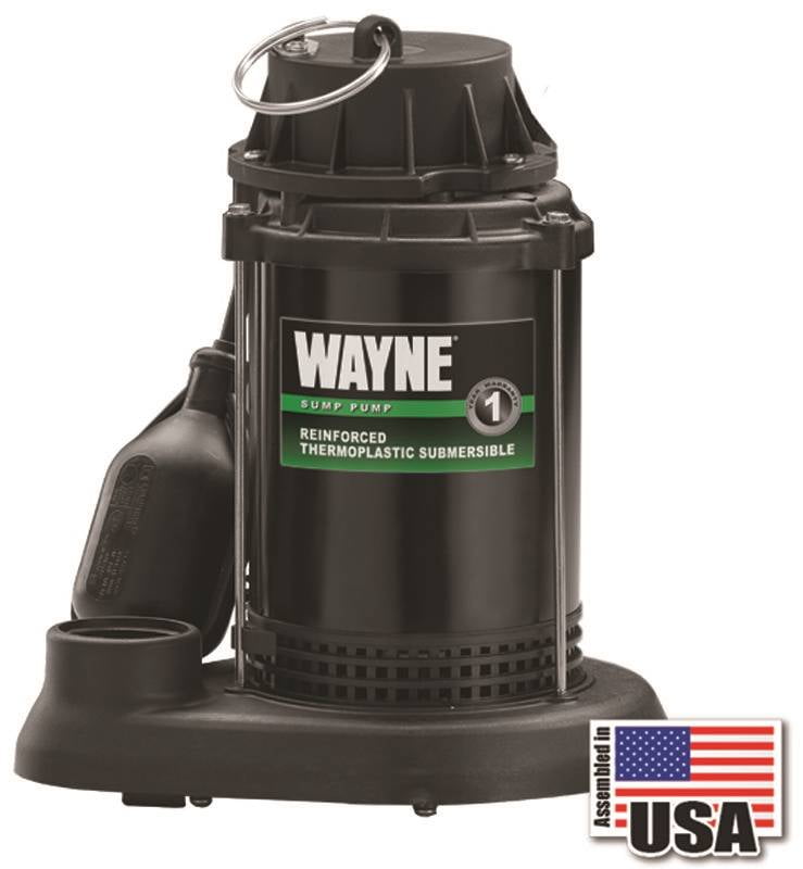 Sump Pump Plastic 1/3hp