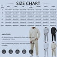thumbnail image 3 of Men Sportswear Sweater Suit Hoodies + Pants Sports Clothing Spring Autumn Sets Jogging Trousers Running Male Tracksuits Two Piece Sets, 3 of 4