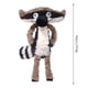 thumbnail image 4 of Peluche sentado de mapache, perfecto para adolescentes y jóvenes adultos, fabricado con PP suave y tela, 4 of 7