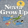 thumbnail image 3 of Disney - Peter Pan - Never Grow Up - Fly Away - Toddler And Youth Raglan Graphic T-Shirt, 3 of 4
