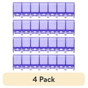 (4 pack) Equate Weekly 7 Day Pill Planner, Large Pill Organizer – Assorted Colors