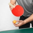 thumbnail image 4 of Ensemble de Ping-Pong 2 Fusées 3 Balles Retour à la Station d'Accueil 1 Filet de Tennis de Table Trois Balles, Deux Raquettes un Filet Rack Simple Ensemble 1 Ensemble, 4 of 6