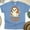 CarolinaBlue, variant on Not Today Satan Ghost T-Shirt | Funny Unisex Spooky Outfit, White, Size XL