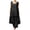 Black, variant on Lindreshi Plus Size 2 Piece Outfits for Women Fashion Women Summer Square-Neck Solid Casual SLeeveless Top+ Pant Set