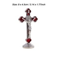 thumbnail image 2 of Estatua Pequeña de Jesús Modelo de Crucifijo de 3,1 Pulgadas, Decoración de para hogar, Adorno Del Salpicadero Del Coche, amulèto C Yotijar Estatua Crucifijo INRI, 2 of 8