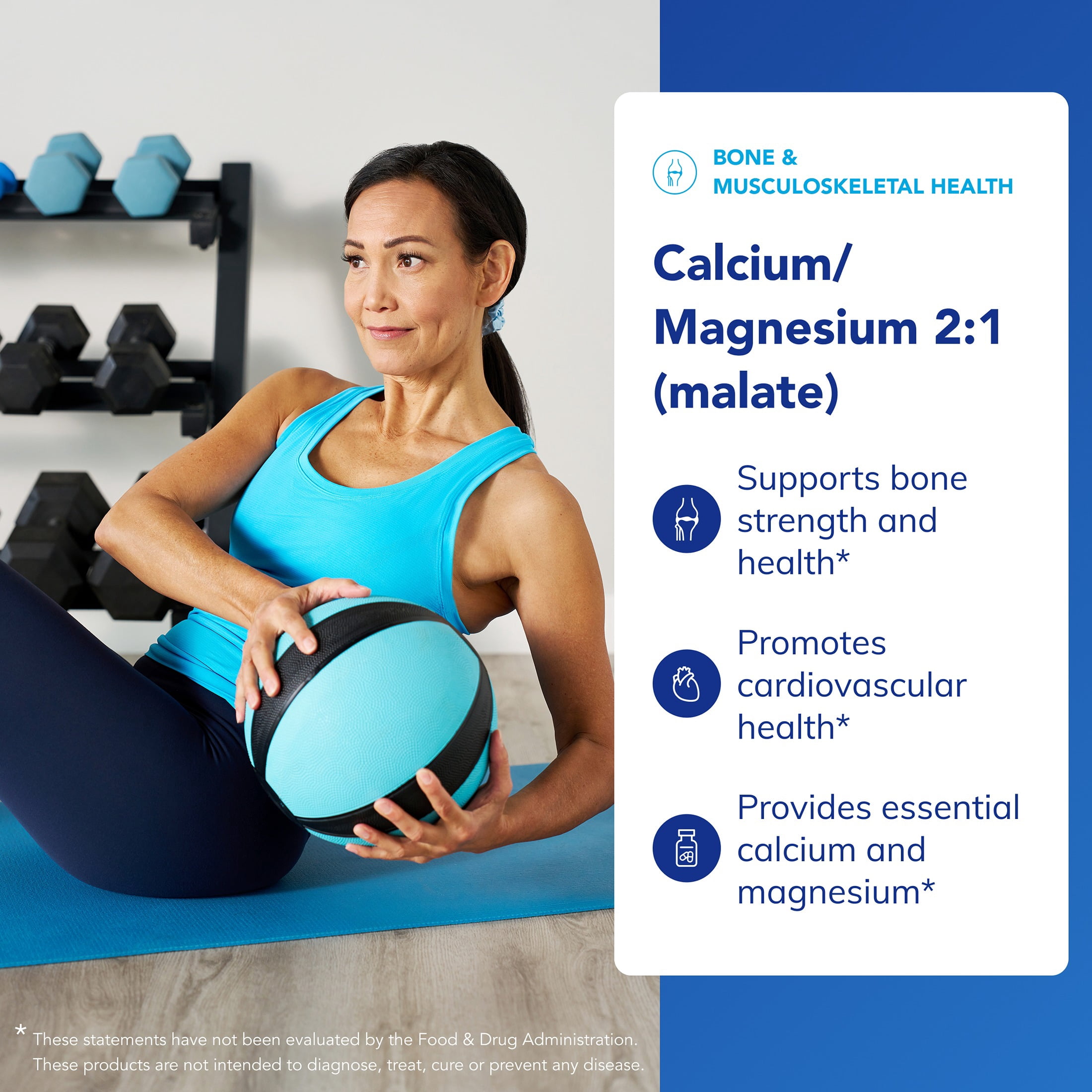 Pure Encapsulations Cal/Mag (Malate) 2:1 - Calcium & Magnesium (Malate) - Bone Health Supplement* - Optimal Absorption - Vegan & Gluten Free - 180 Capsules