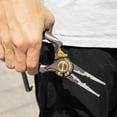 thumbnail image 3 of TRUSCEND Fishing Pliers, Lockable Handy Fishing Gear with Innovative Ergonomical Handle, Corrosion Saltwater Resistant Teflon Coated Fishing Tool, Multi-Function Fishing Plier with Mo-V Cutter, 3 of 7