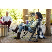 GCI Outdoor Kickback Rocker Low Profile Rocking Camp Chair, Heathered Indigo