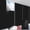 Black, variant on Blackout Curtains for Bedroom, Portable 100% Black Out Window Cover Film, Cuttable Blackout Shades Fabric Sheet, No Drill Window Blinds, Sun Heat Light Blocker for Travel Media Dorm, 57'' W